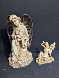 Angel Figurine Set (Lot of 2)