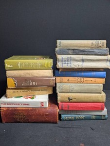 Vintage Christian Books & Decorative Collectibles Mixed Lot