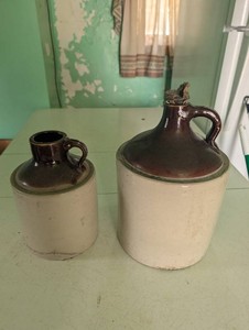 Stoneware Jug Pair (Lot of 2)