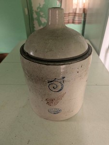 Red Wing Stoneware Crock With Lid