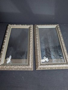 Ornate Framed Wall Mirrors Set of 2