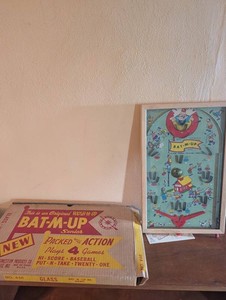Vintage Northwestern Bat-M-Up Senior Pinball Game Original Box