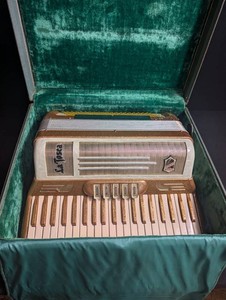Vintage Italian Accordion Riviera in Case