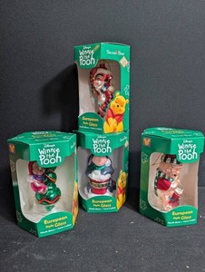 Disney Winnie the Pooh Christmas Ornaments (Lot of 4)