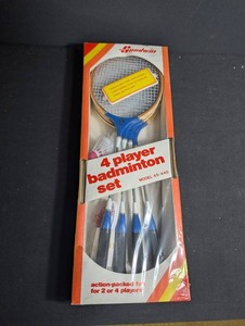 Vintage Goodwin 4-Player Badminton Set Model 45-440