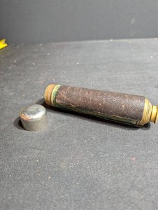 Brass Leather Wrapped Monocular Telescope