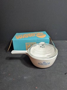 Vintage CorningWare Blue Cornflower Saucepan With Lid Original Box