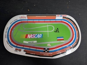 Vintage MSB NASCAR Rockingham Speedway Cribbage Board