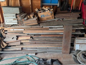 Mixed Lot Assorted Reclaimed Lumber, Trim, and Boards