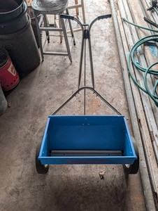 Blue Steel Garden Cart