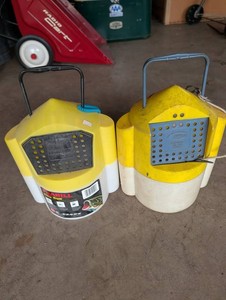 Frabill Flow Troll & GOSOM Flow-Trol Live Bait Buckets (Lot of 2)