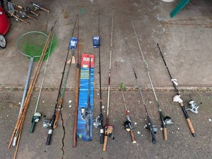 Fishing Rods & Reels Mixed Lot