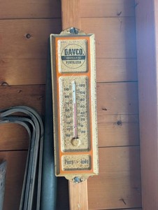 Vintage Davco Granulated Fertilizer Thermometer Perry Iowa