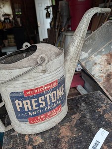 Vintage Prestone Advertising Watering Can