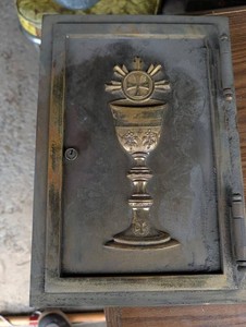 Decorative Cast Metal Door Panel Around 10x6