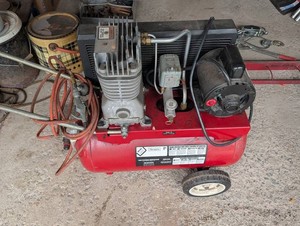 Vintage Sears Two Cylinder Air Compressor 12 Gal Model 919.174210