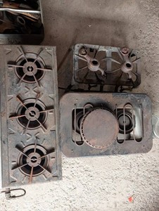 Vintage Gas Stove Burner Parts Mixed Lot