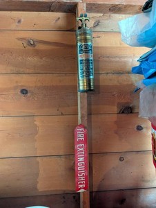 Vintage Buffalo Better-Built Fire Extinguisher Display Sign