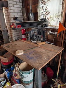 Vintage Sears Craftsman 10in Radial Arm Saw