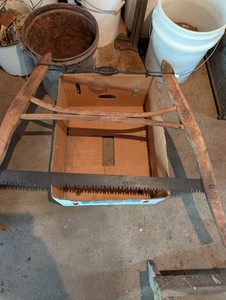 Vintage Two-Man Crosscut Saw