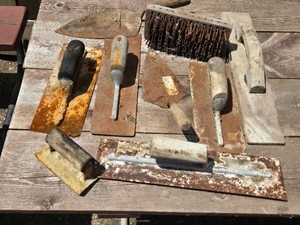 Masonry Hand Tools and Wire Brush