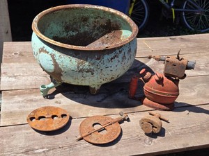 Cast Iron Cauldron, EZ Clamp, Blow Torch and More