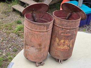 Minneapolis Moline Vintage Planter Boxes