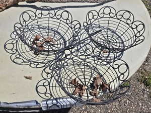 Black Wire Decorative Baskets Set