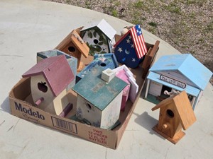 Decorative Birdhouses and Faux Birdhouses