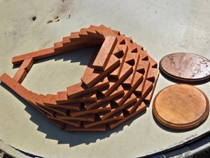 Wooden Hanging Plantter