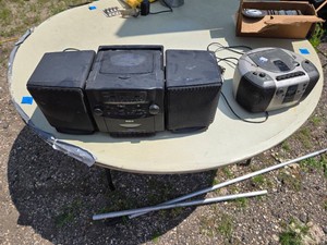 RCA Stereo System and Philips Boombox with CD Player - CD Players Arent Working