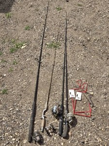 Zebco and SilStar Fishing Poles with Reels and Accessories
