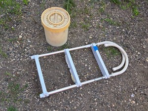 Pool Ladder and Minnow Bucket