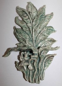 Judy Geer Linney Frog Sculpture