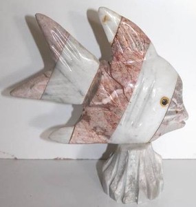 Stone Fish Sculpture