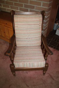 Mid-Century Maple Armchair