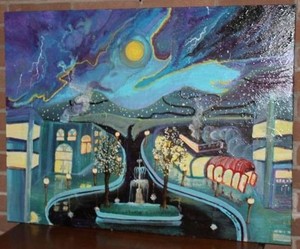 Sandra Geer Cityscape Painting