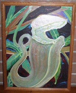 Sandra Geer Pitcher Plant Painting