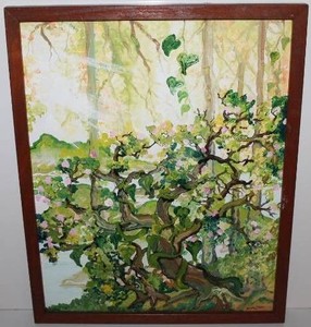Sandra Geer Forest Landscape Painting