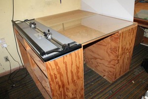 Carithers Signature Model CMC 48 Cutter & Custom Work Table