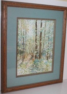 Bonnie Geer Woodland Watercolor Painting