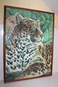 Sandra Geer Leopard Painting