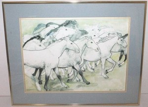 Sandra Geer Horse Painting