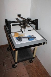 Carithers Signature Model CSO Mat Cutter & Cart