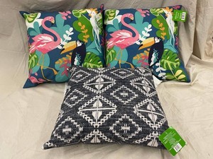 True Living Outdoors Outdoor Toss Pillows (Lot of 3)
