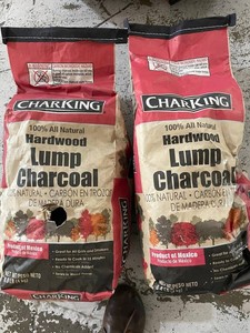 Charking Hardwood Lump Charcoal 8.8 Lb Bags (Lot of 2)