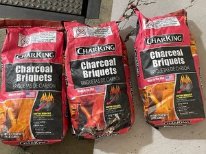 Charking Charcoal Briquettes 7.7 Lb (Lot of 3)