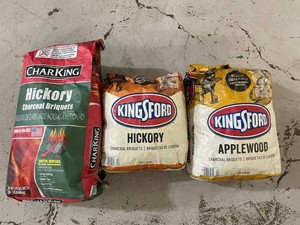 Kingsford & Charking Charcoal Briquets Mixed Lot (Lot of 3)