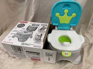 Fisher-Price Royal Stepstool Potty Chair With Box
