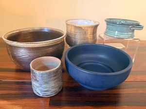 Pottery Bowl Set - Dust of the Earth Pottery (Lot of 5)